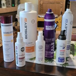 Bosley MD & Nioxin Hair Care Set - New&used